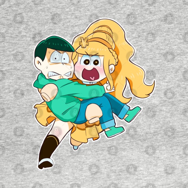 Choromatsu and Jyushimatsu-chan by yousachi